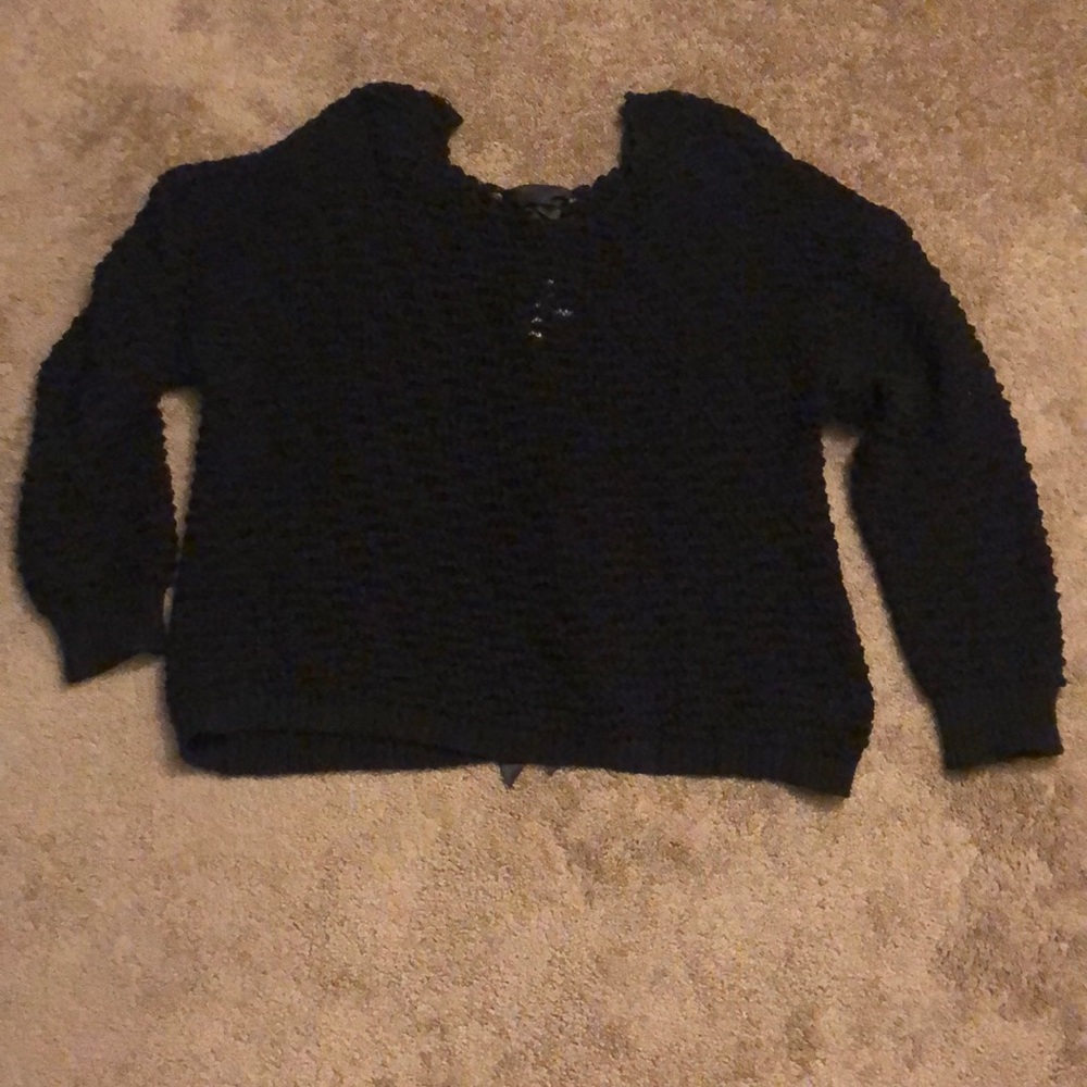 Black heavy sweater